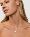 The Mother of Pearl Initial Necklace