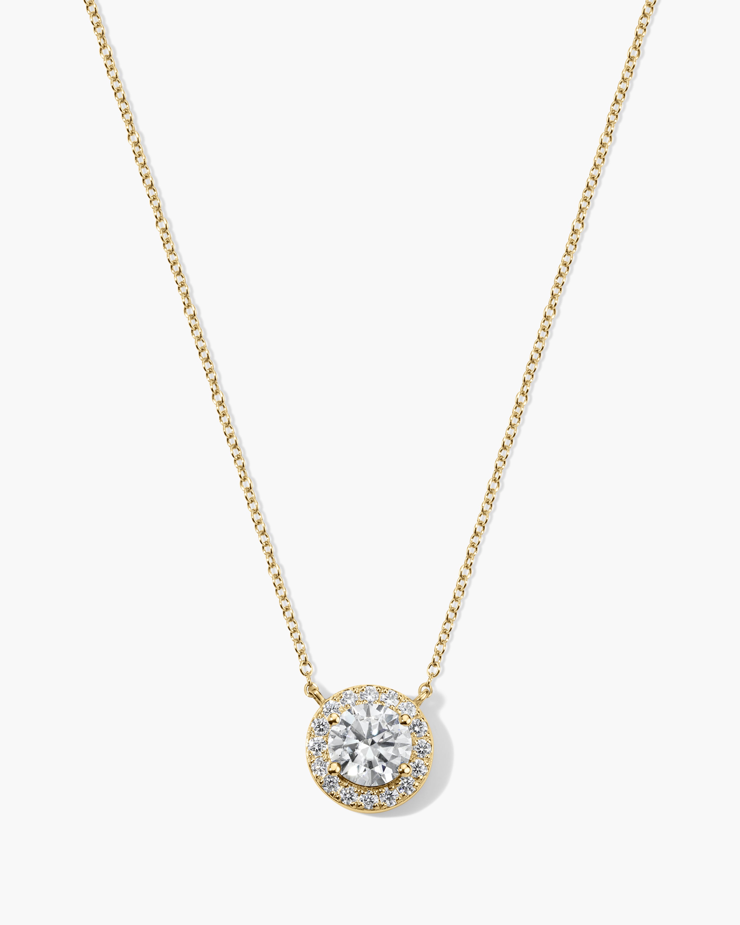 Jane Everyday™ Round Halo Necklace