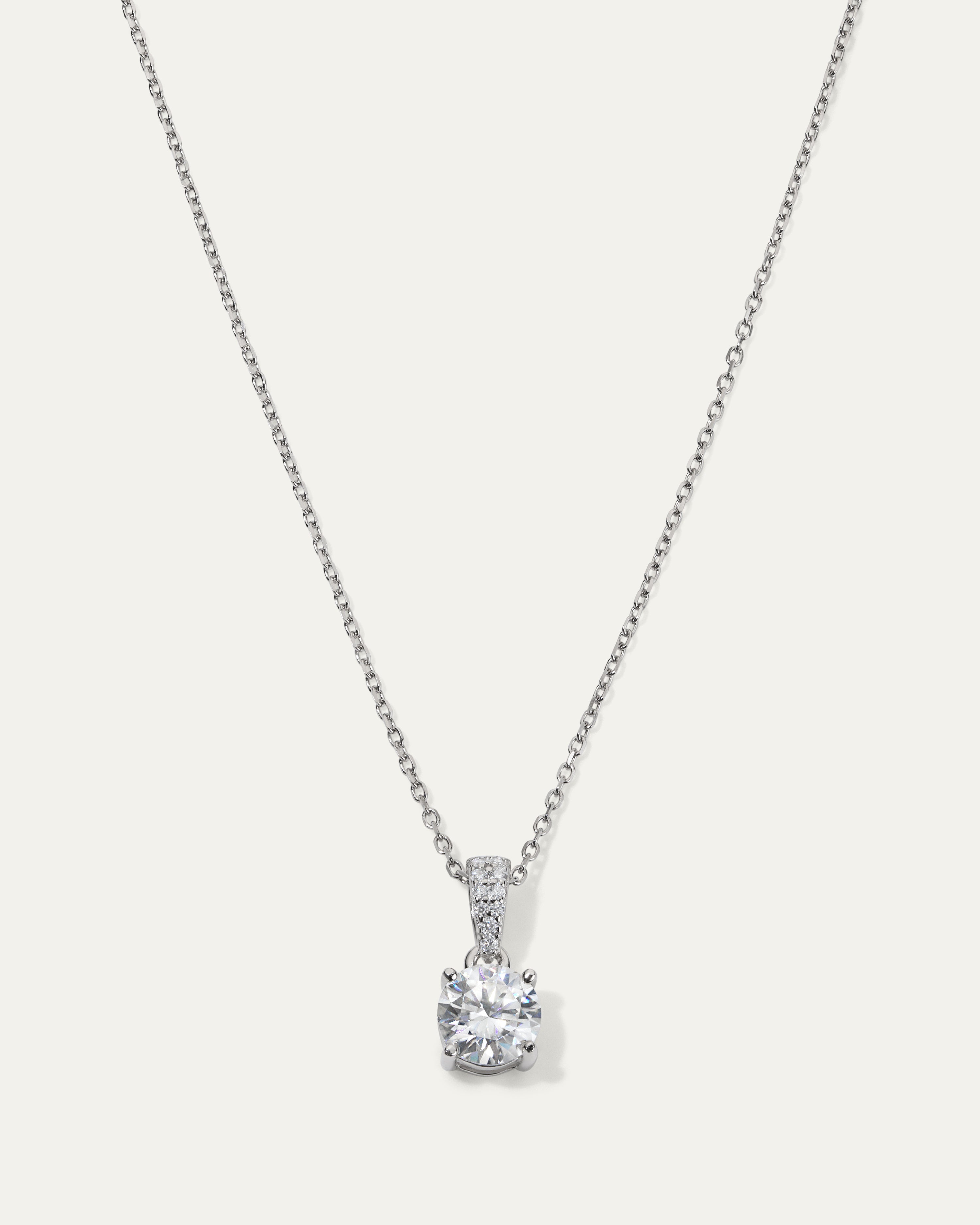 The Everyday Solitaire Necklace
