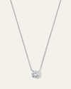 The Lab Diamond Floating Solitaire Necklace