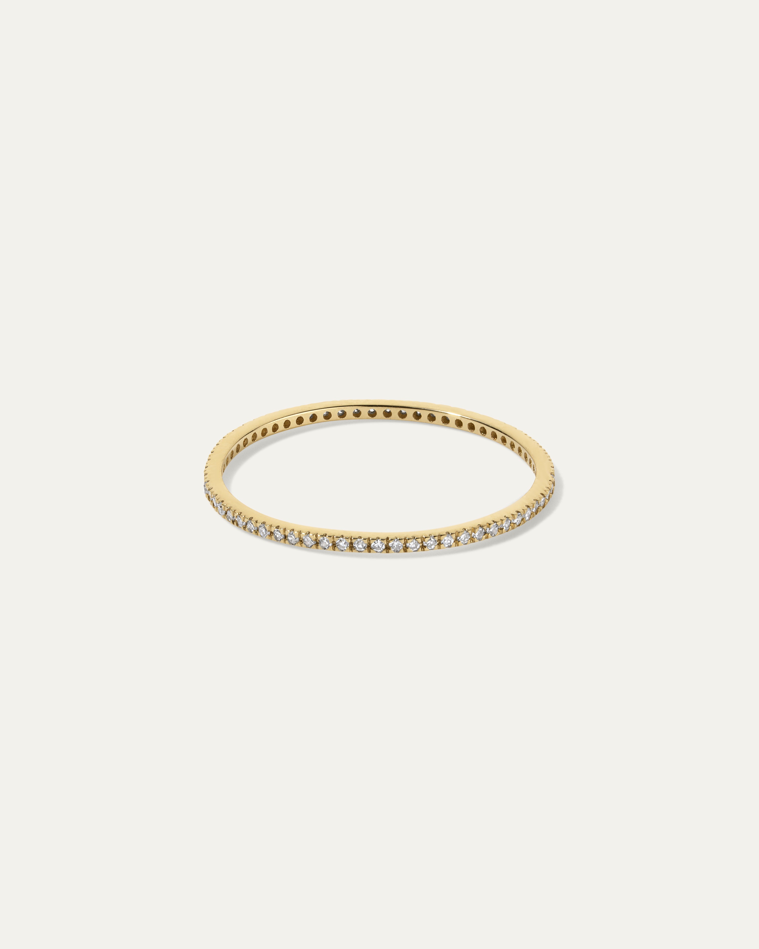 The Diamond Pavé Stacking Ring