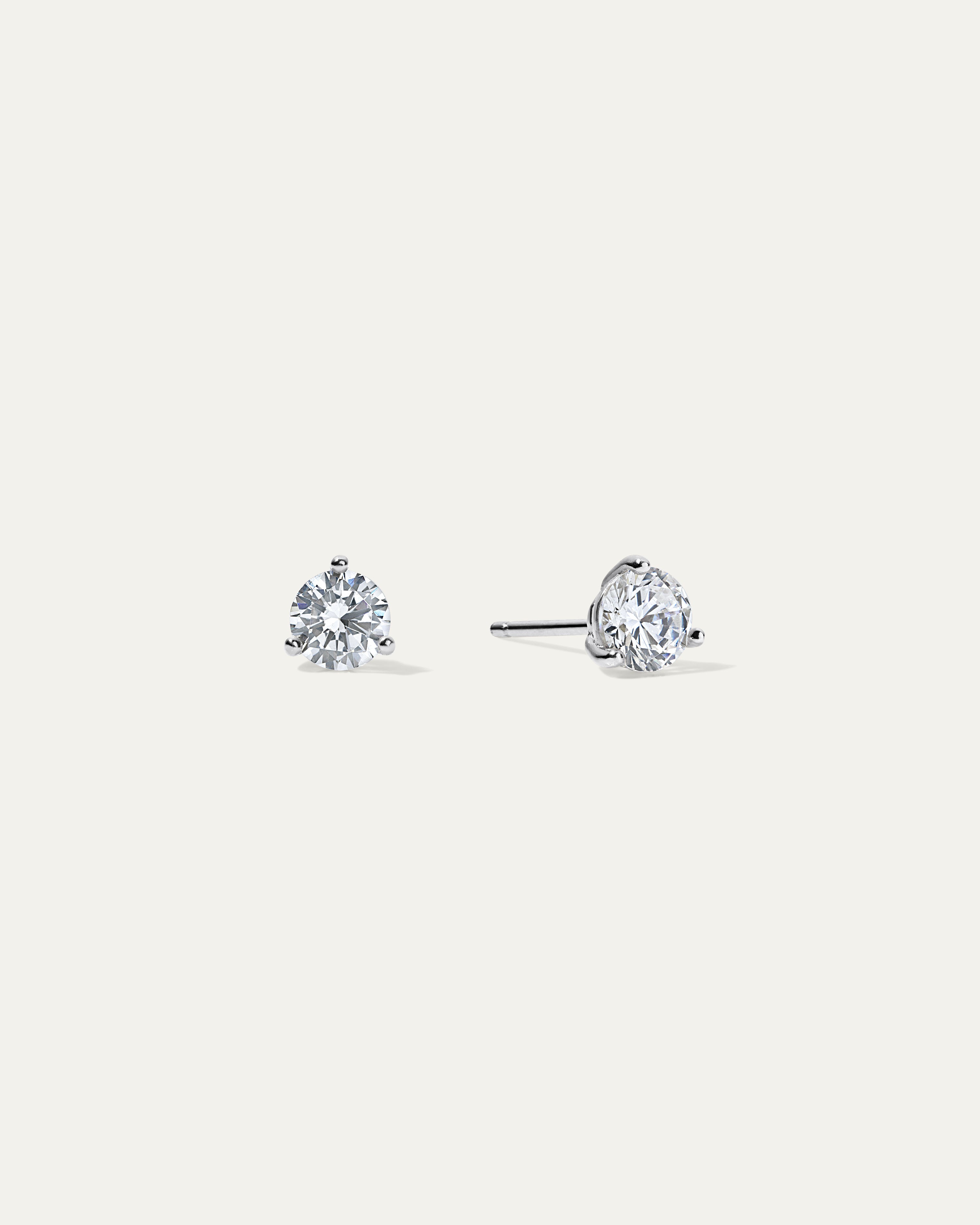 The Round Lab Diamond Studs