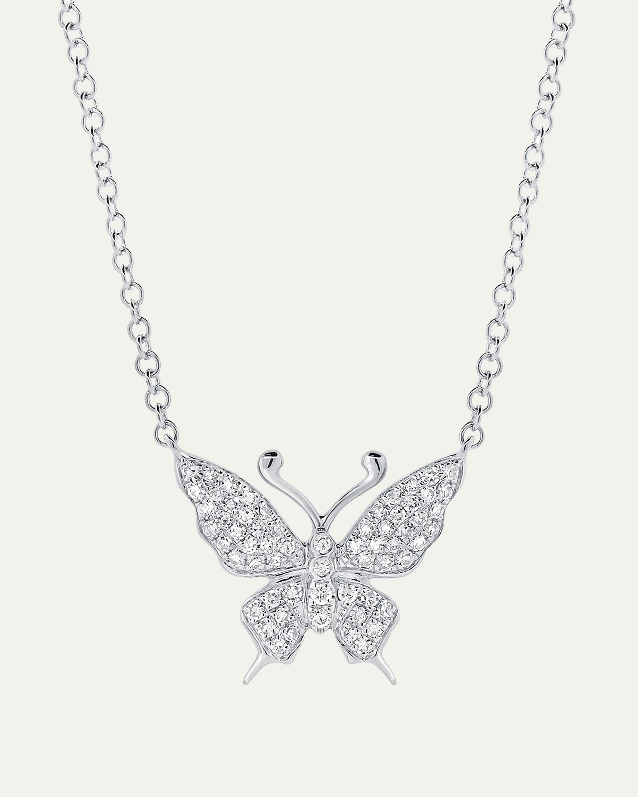 The Diamond Butterfly Necklace