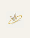 The Pavé Diamond Butterfly Ring