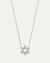 The Star of David Baguette Necklace