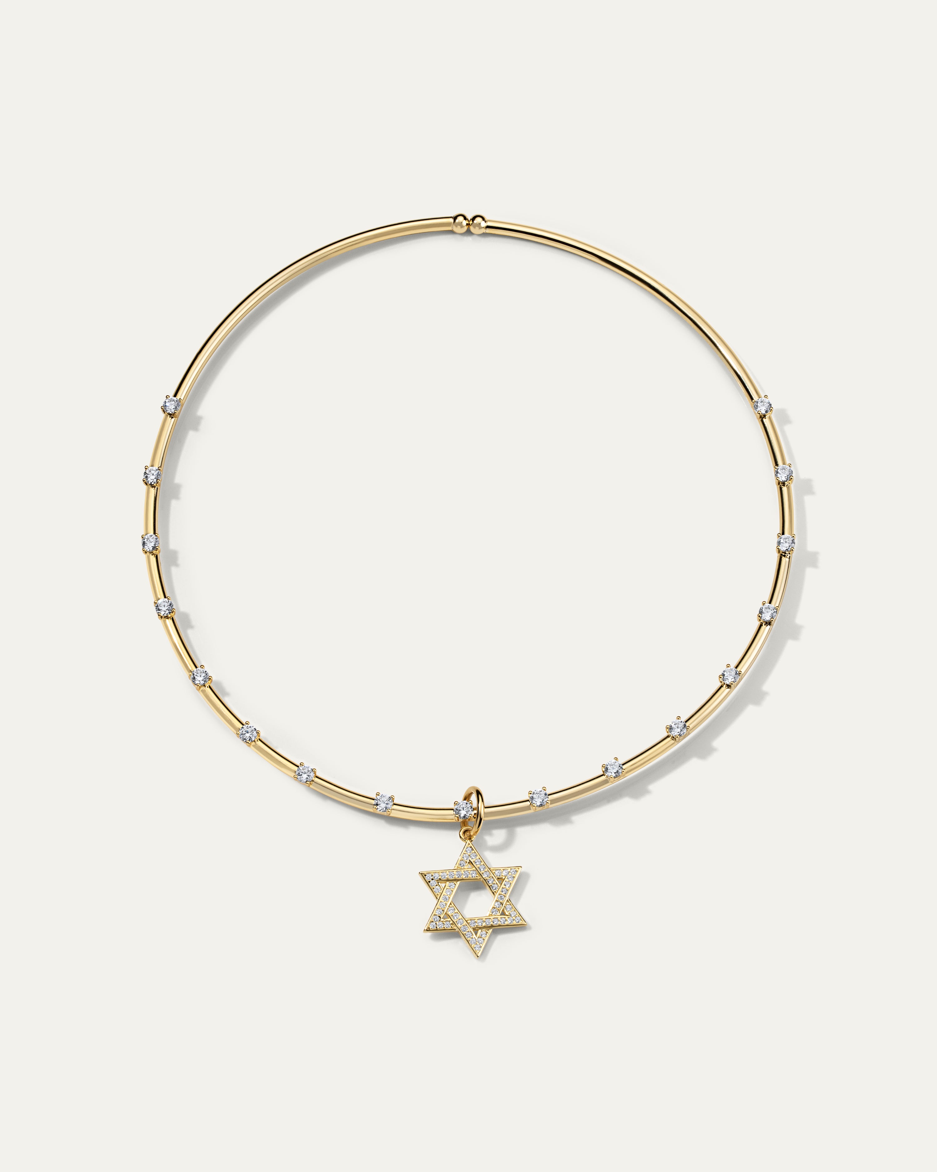 Star of David Collar Necklace