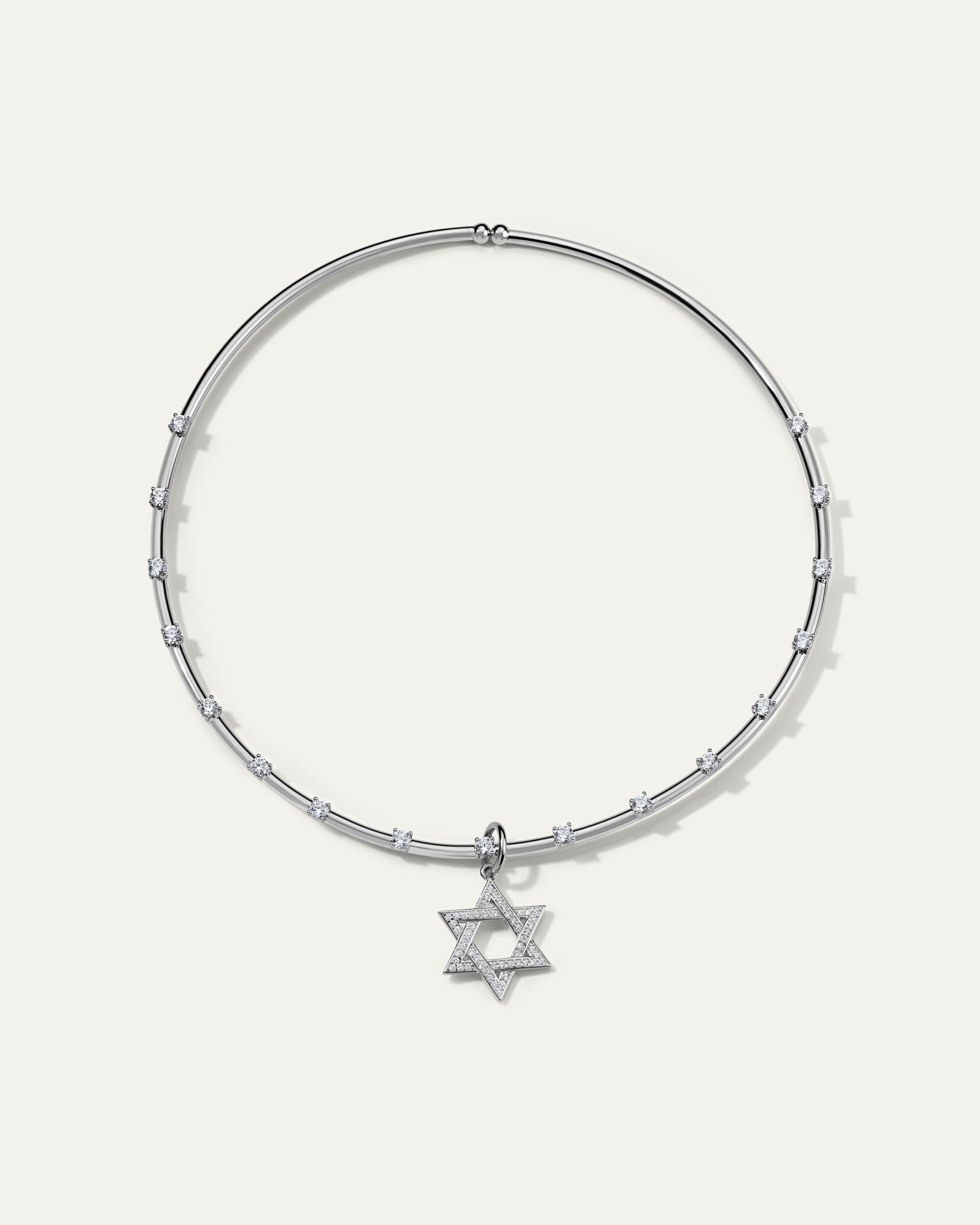 Star of David Collar Necklace