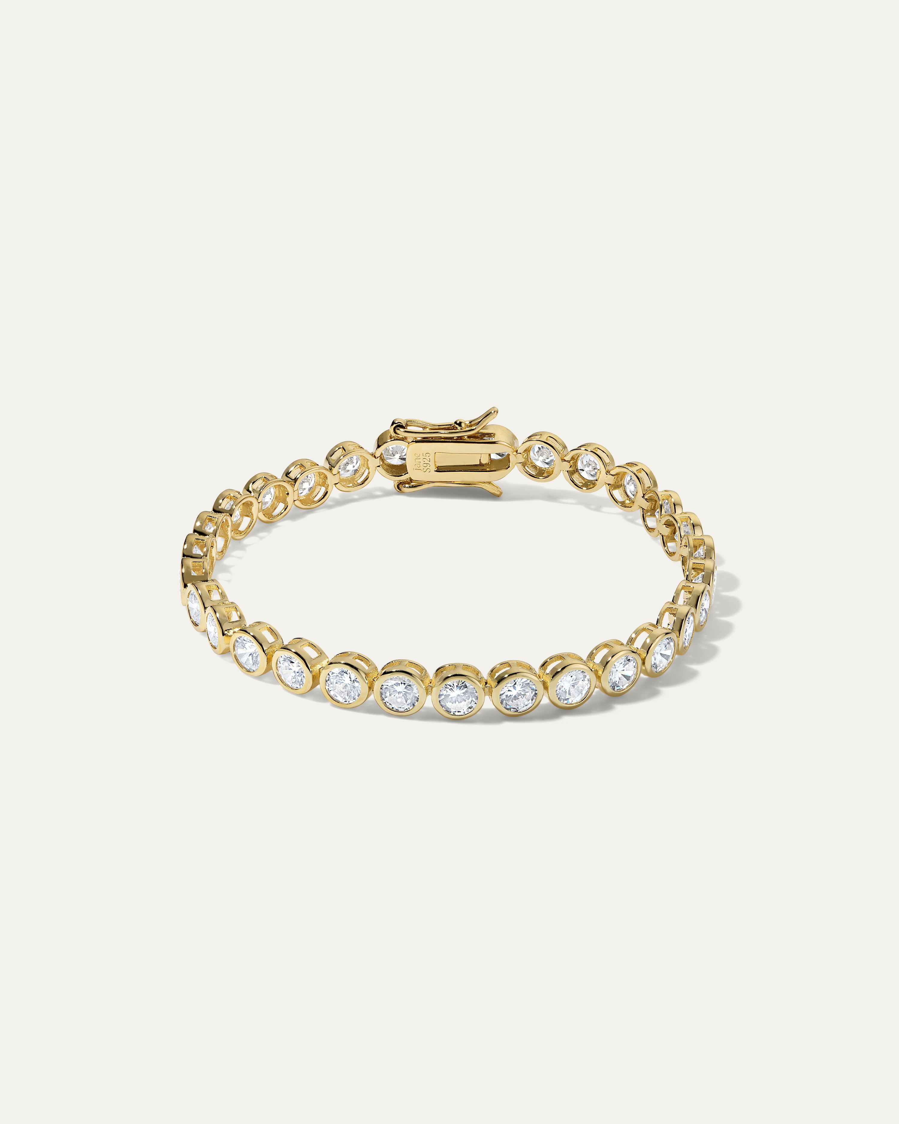 Charlotte Bezel Tennis Bracelet