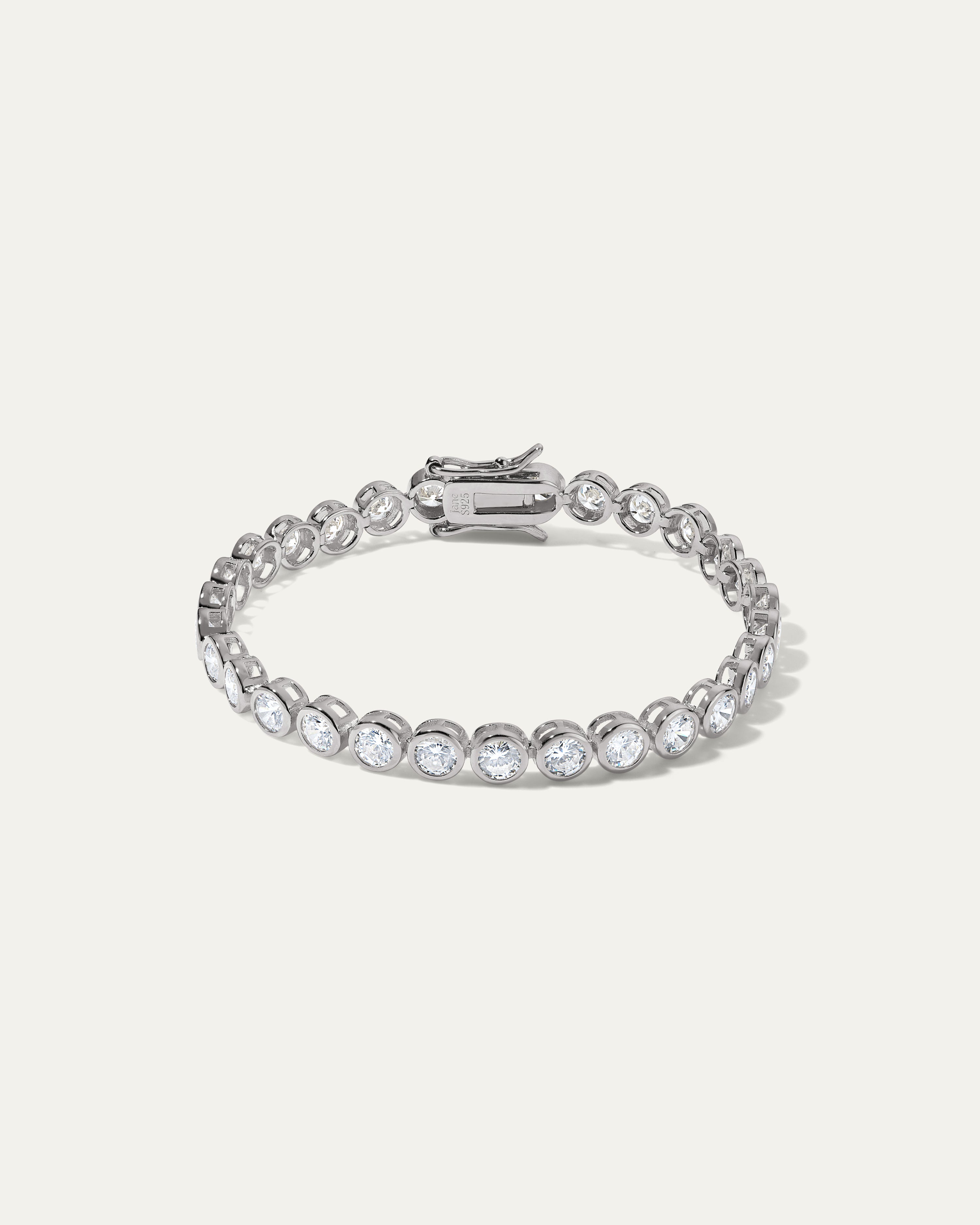 The Charlotte Bezel Tennis Bracelet