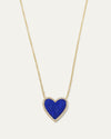 The My Heart Lapis Diamond Necklace