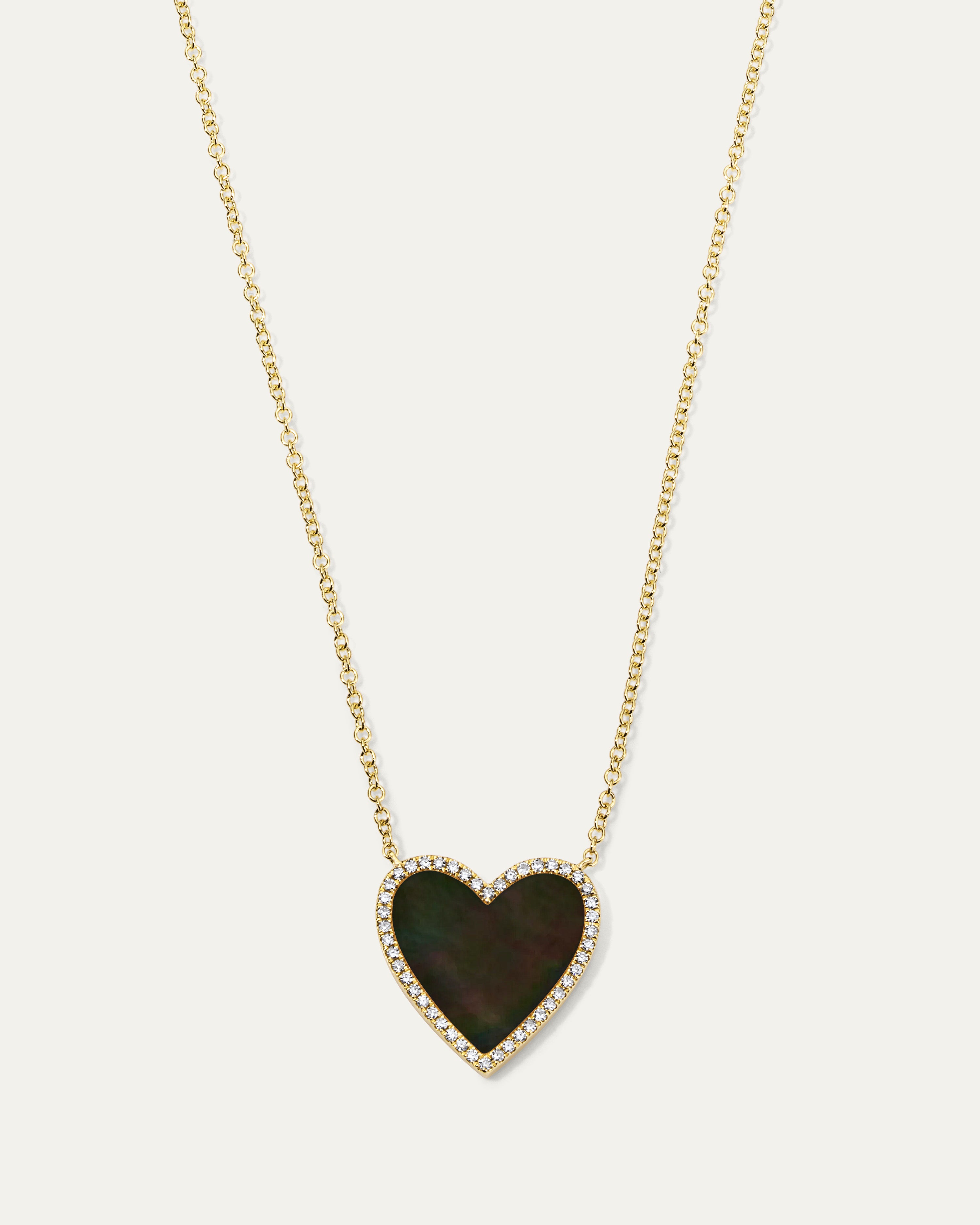 Jane My Heart™ Black Onyx Diamond Necklace