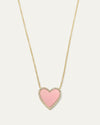 The My Heart Pink Opal Diamond Necklace