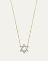 The Star of David Baguette Necklace