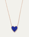 The My Heart Lapis Diamond Necklace