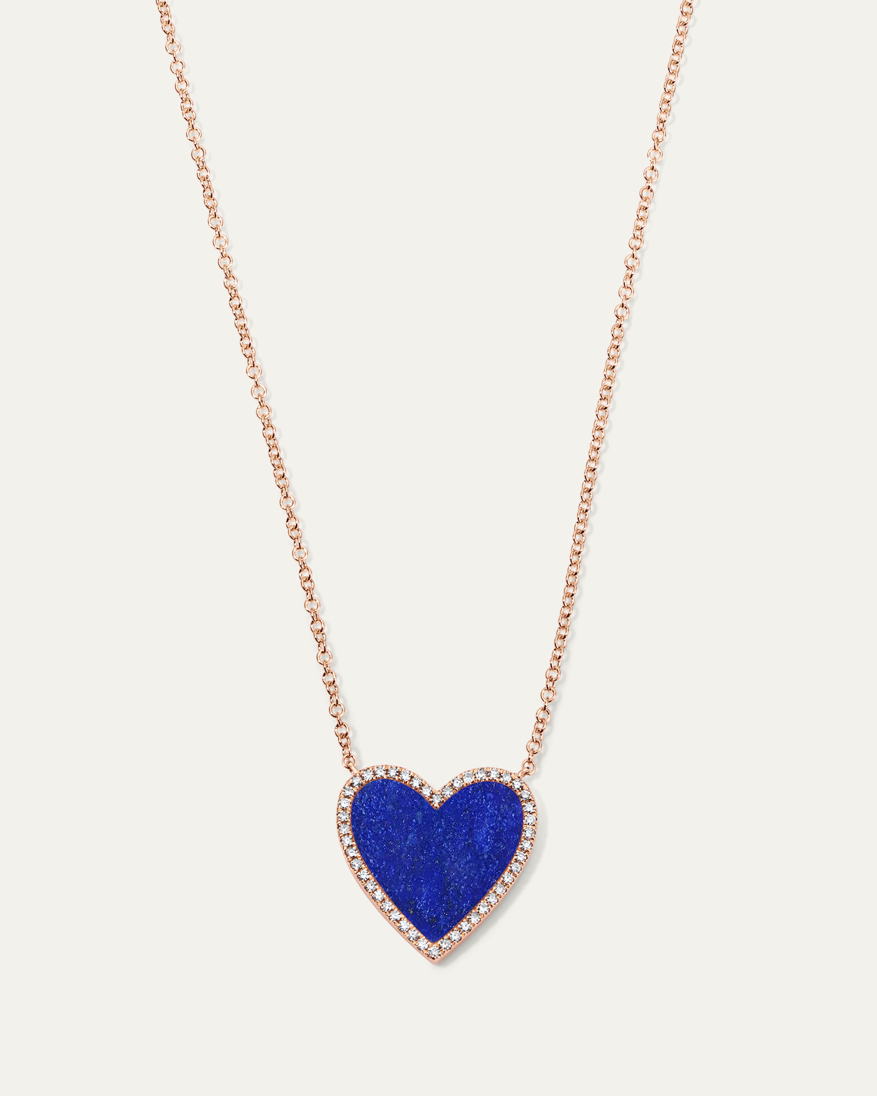 Jane My Heart™ Lapis Diamond Necklace