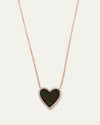 The My Heart Black Onyx Diamond Necklace