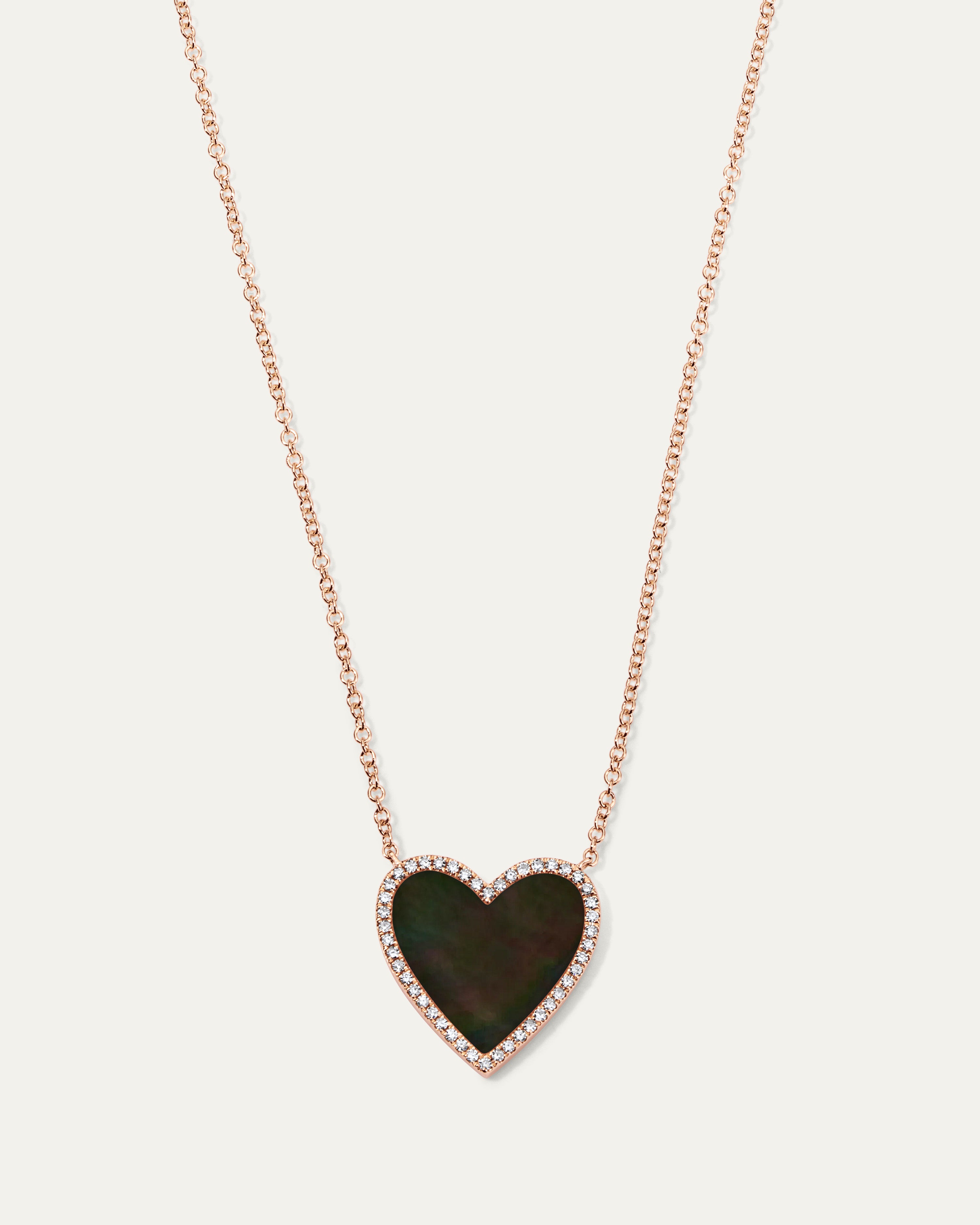 Jane My Heart™ Black Onyx Diamond Necklace