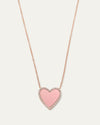 The My Heart Pink Opal Diamond Necklace
