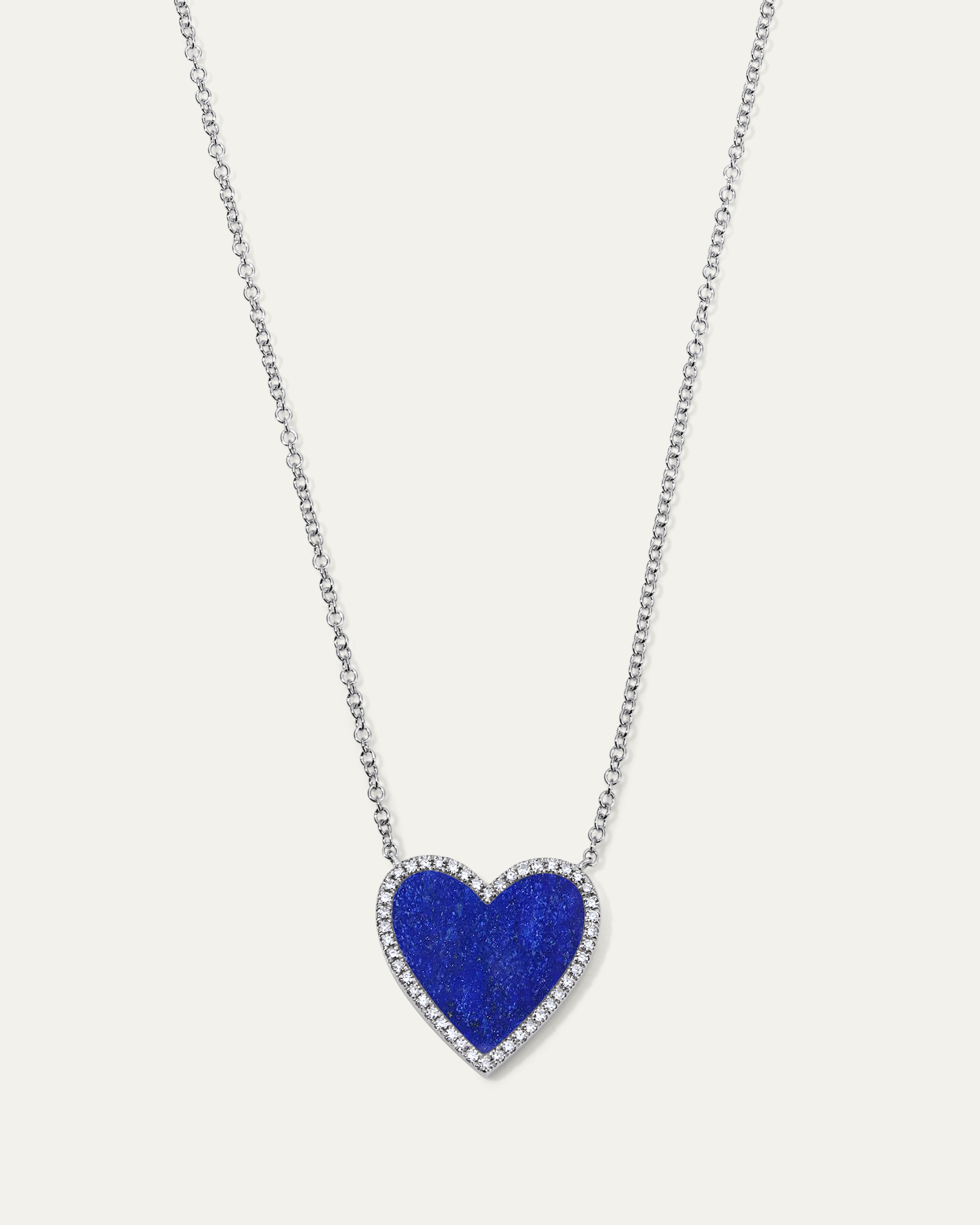 Jane My Heart™ Lapis Diamond Necklace