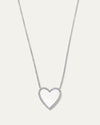 The My Heart Mother of Pearl Diamond Necklace
