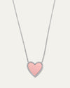 The My Heart Pink Opal Diamond Necklace