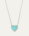 The My Heart Turquoise Diamond Necklace
