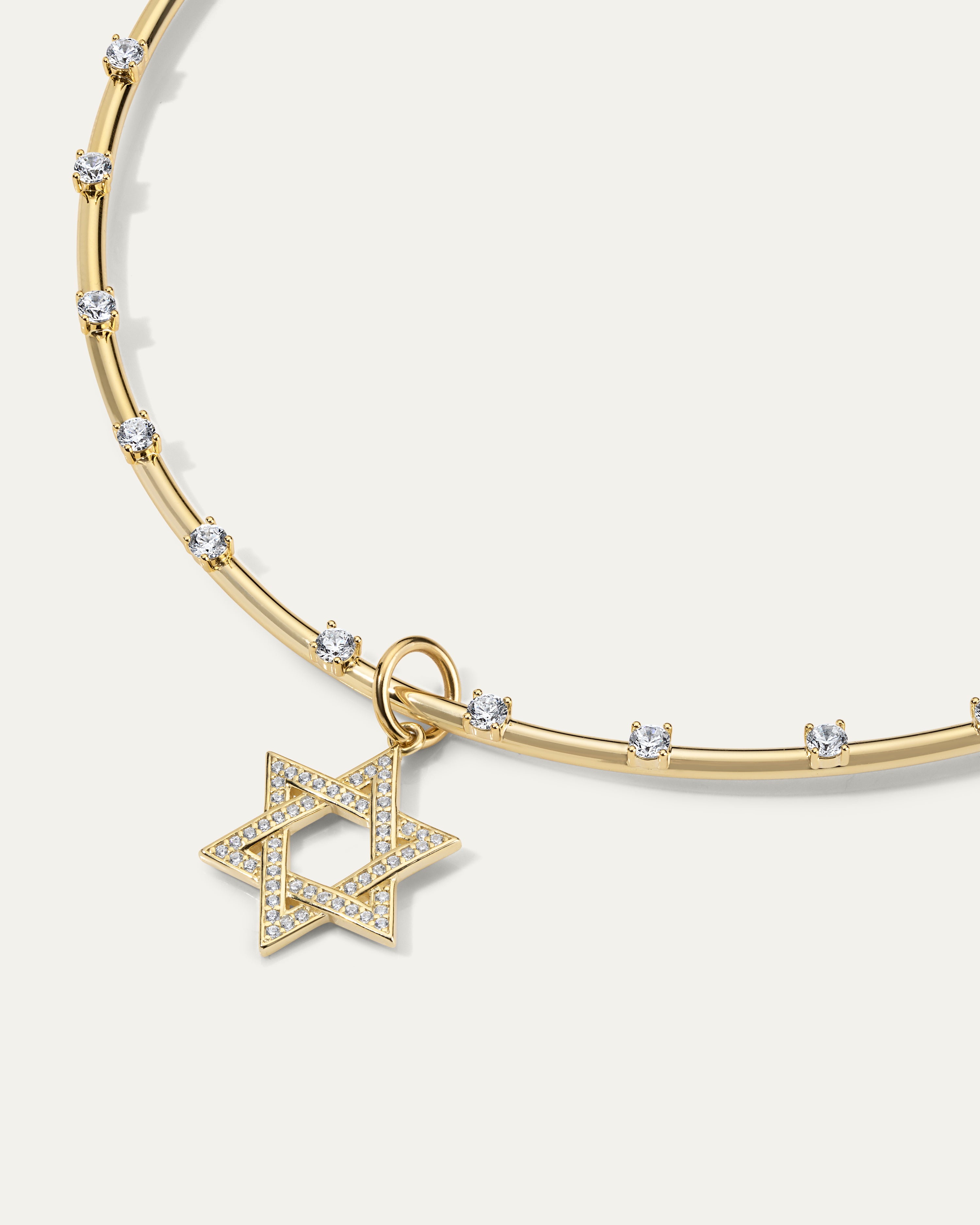 Star of David Collar Necklace