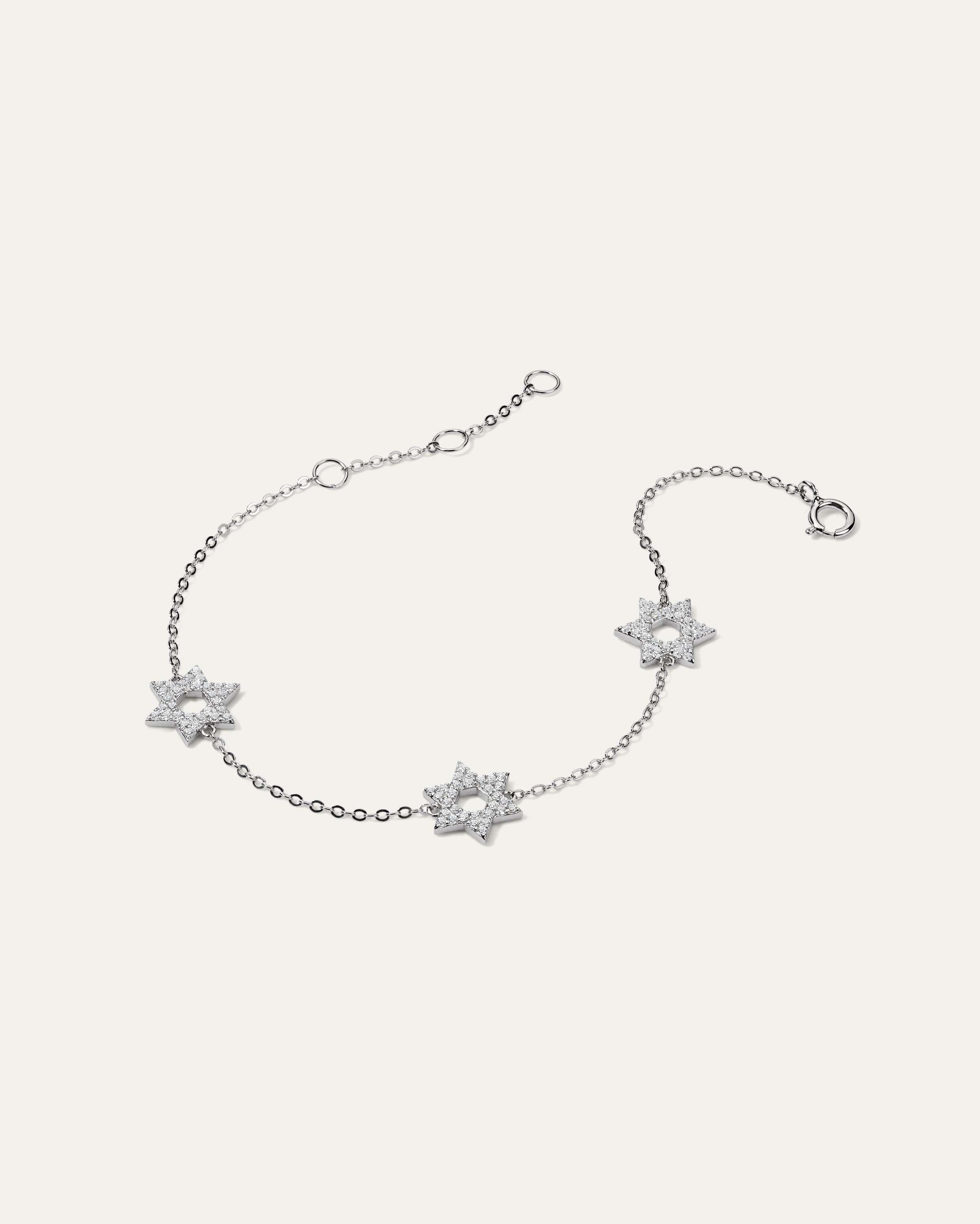 The Star of David Station Bracelet