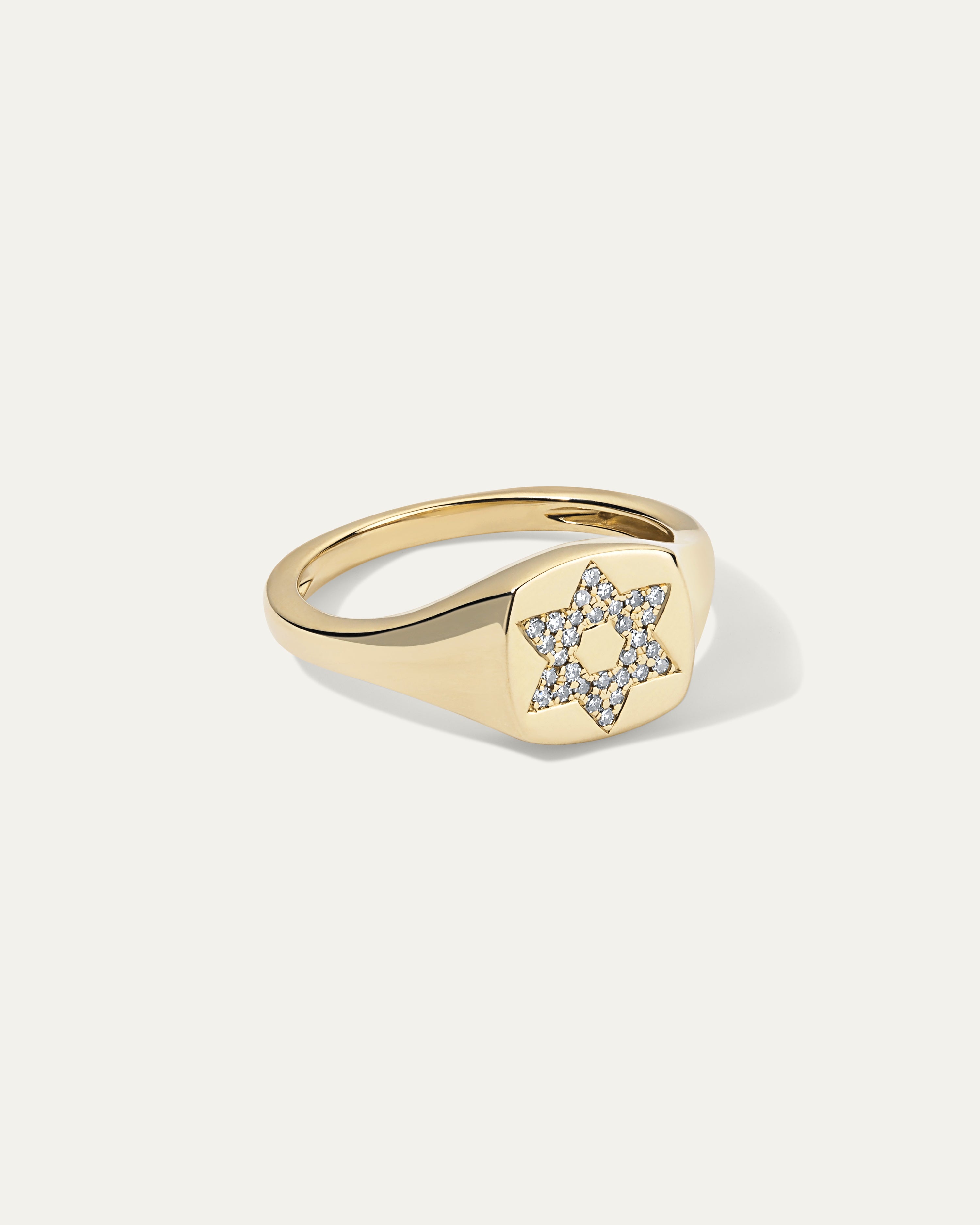 Star of David Signet Ring