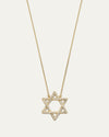 The Star of David Pavé Diamond Necklace