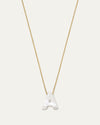 The Mother of Pearl Initial Necklace