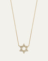 The Star of David Pavé Diamond Necklace