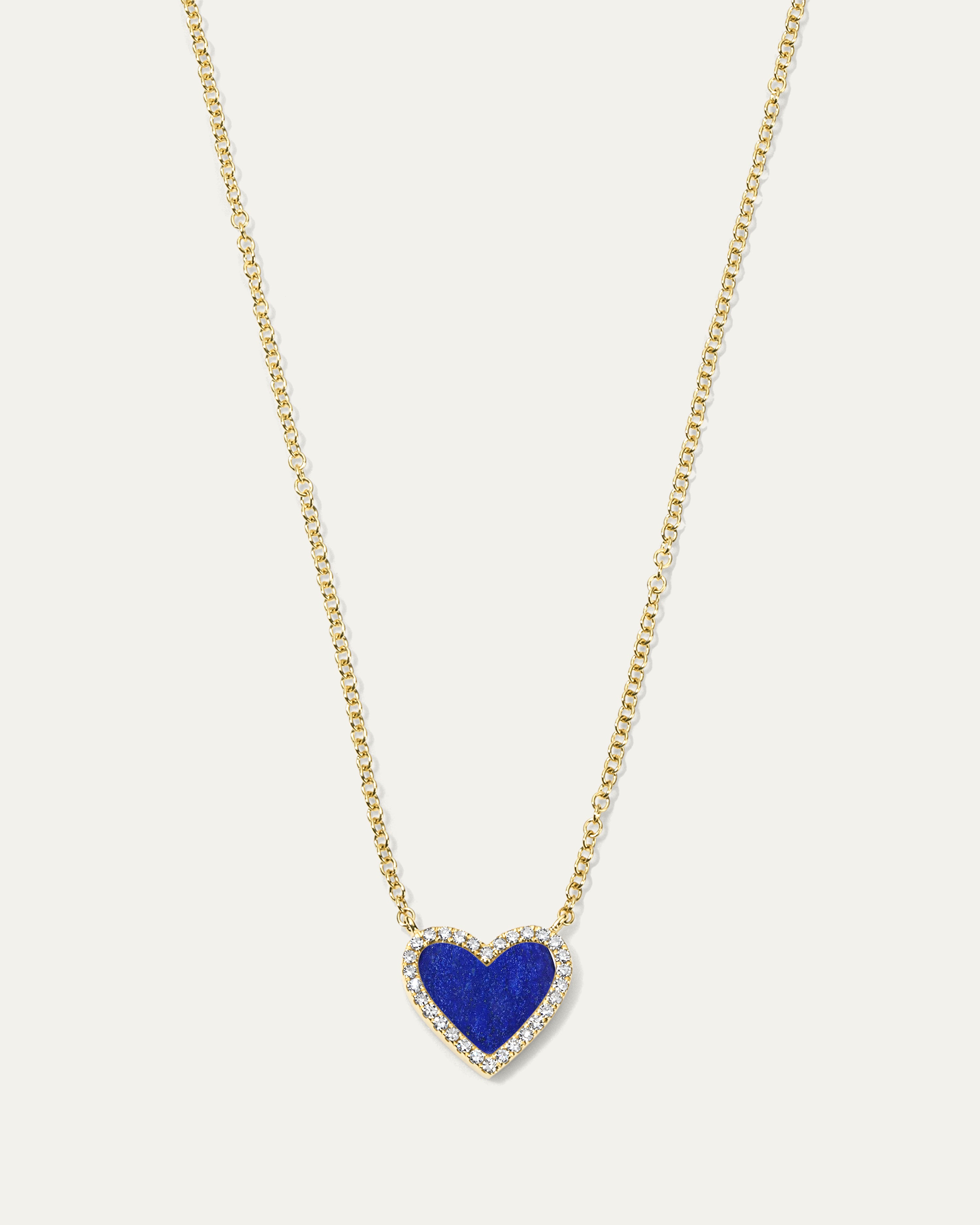 Jane My Heart™ Lapis Diamond Necklace