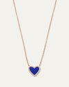 The My Heart Lapis Diamond Necklace