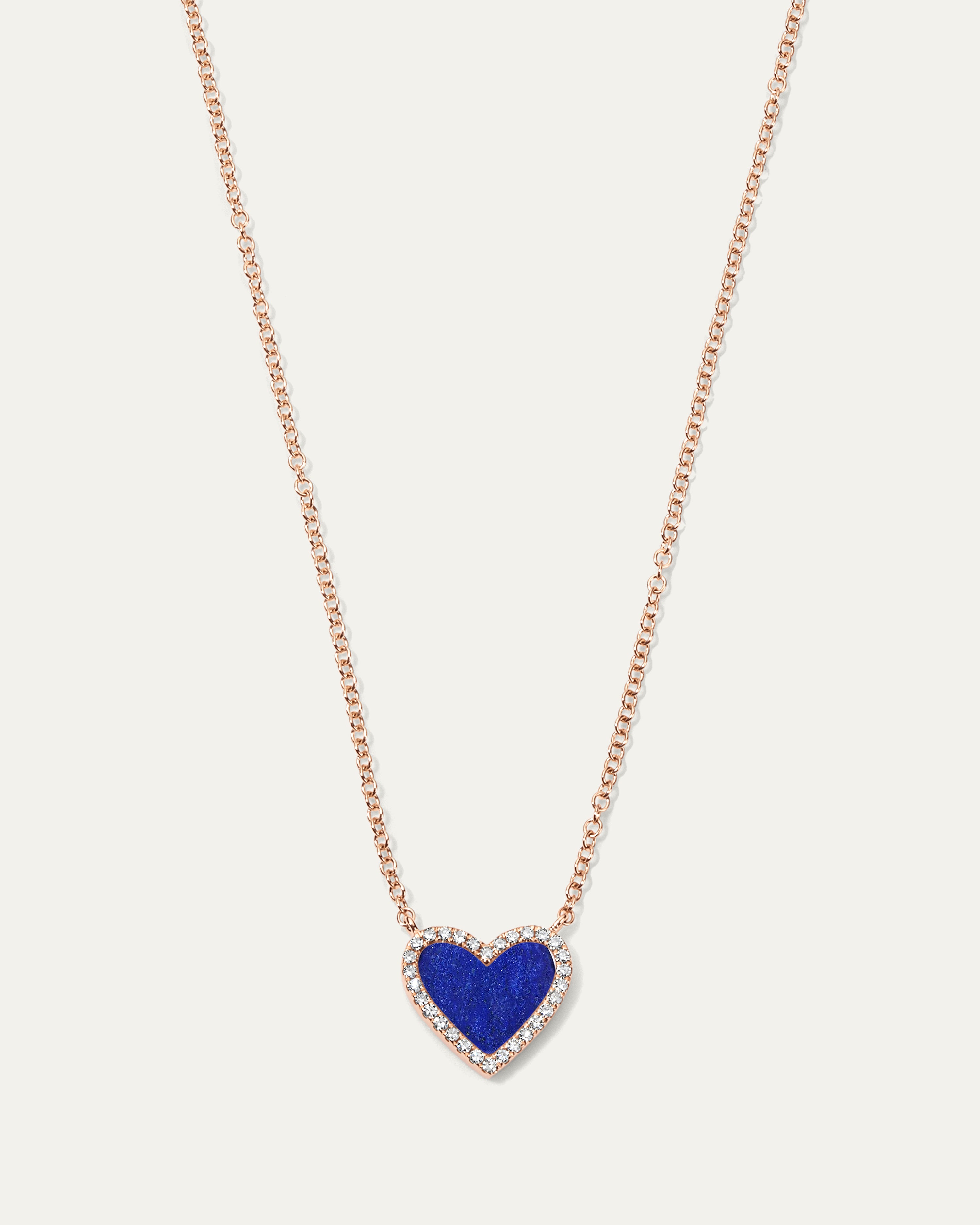 Jane My Heart™ Lapis Diamond Necklace