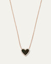 The My Heart Black Onyx Diamond Necklace
