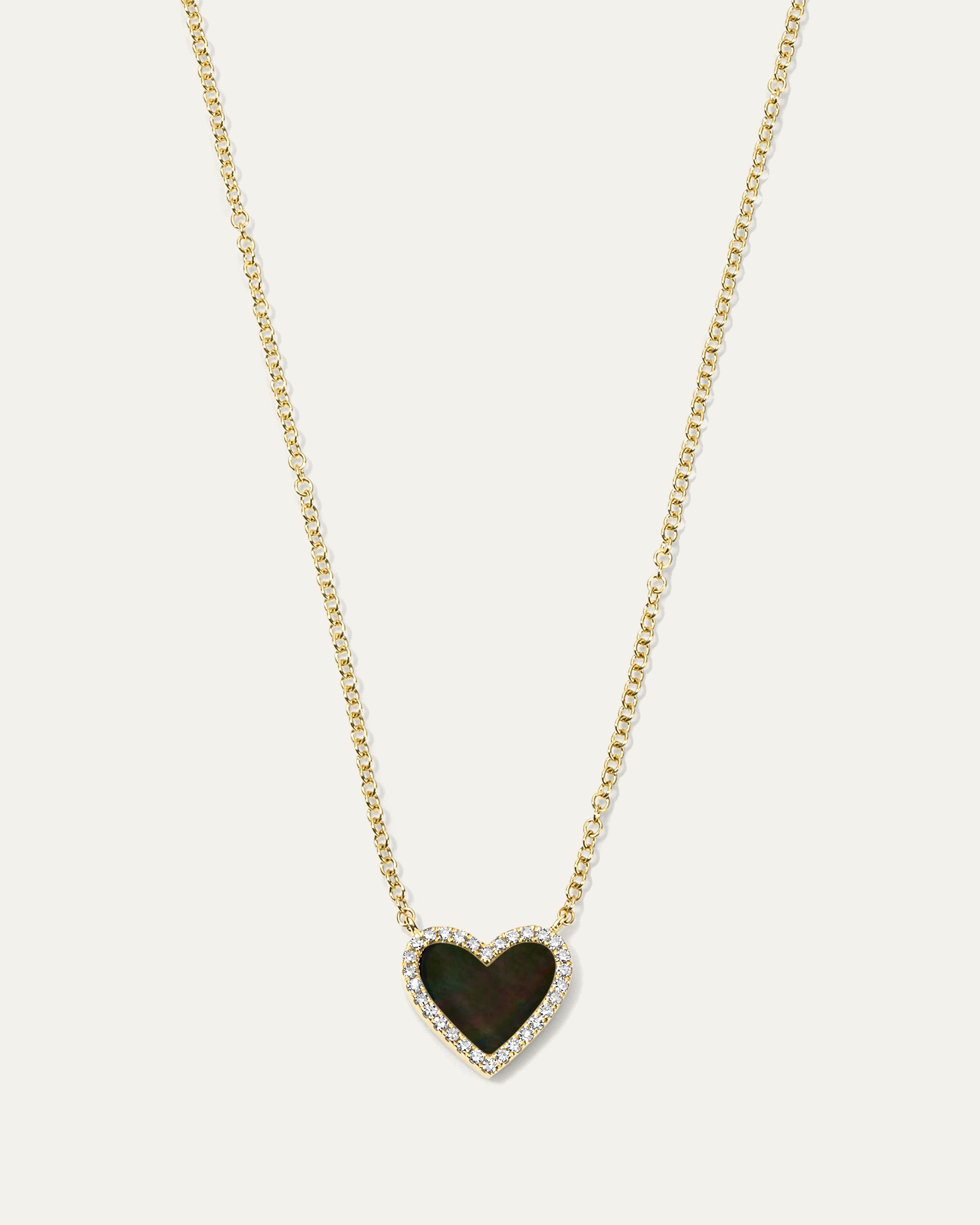 Jane My Heart™ Black Onyx Diamond Necklace
