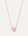 The My Heart Pink Opal Diamond Necklace