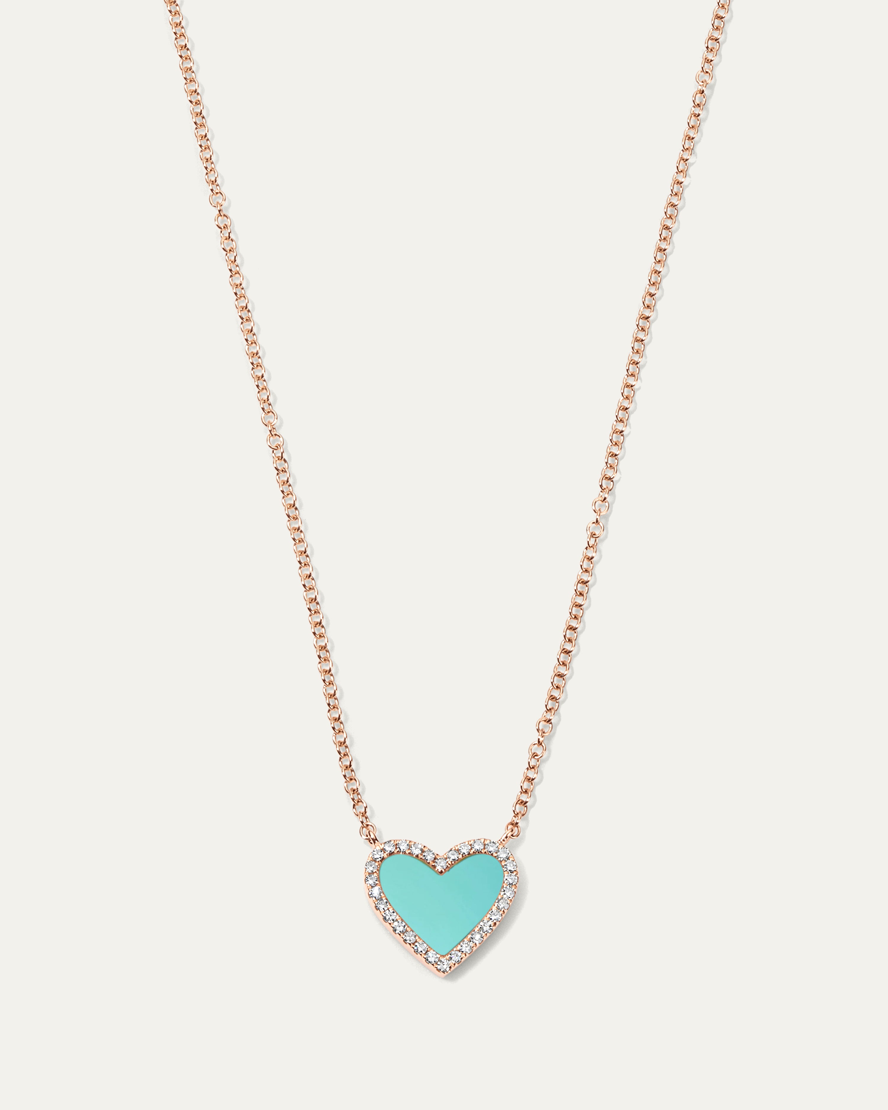 Jane My Heart™ Turquoise Diamond Necklace