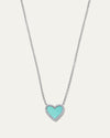 The My Heart Turquoise Diamond Necklace