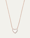 The My Heart Mother of Pearl Diamond Necklace