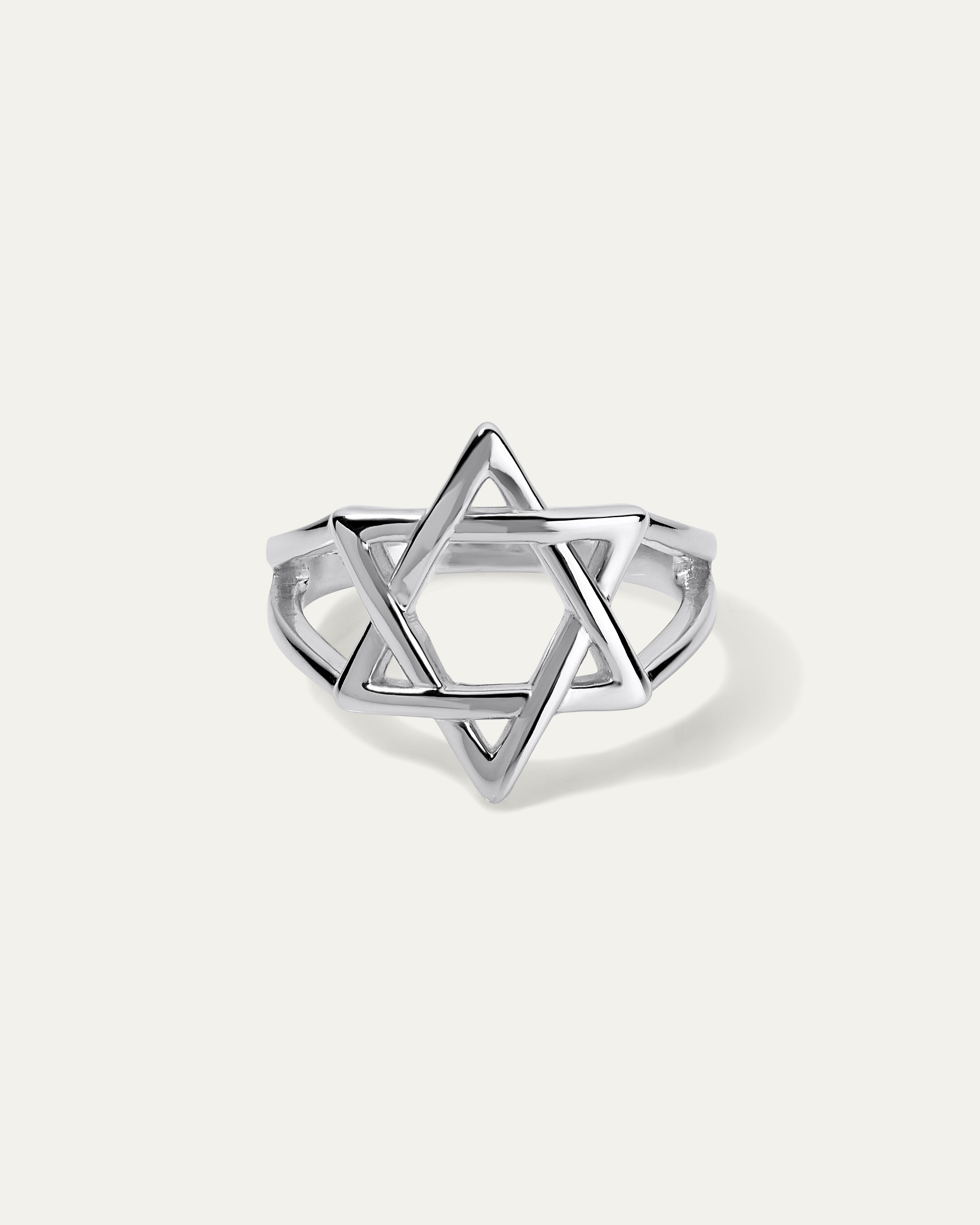 Star of David Bold Dome Ring