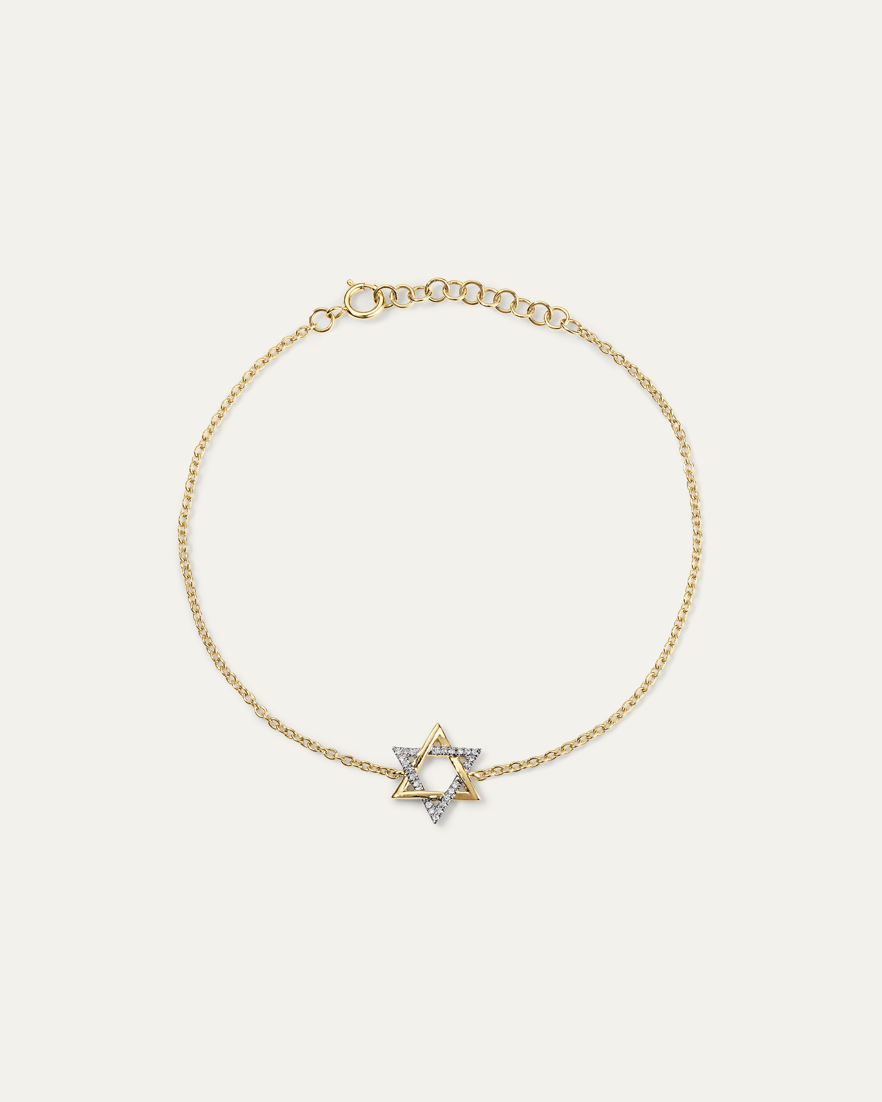 The Star of David Diamond Bracelet