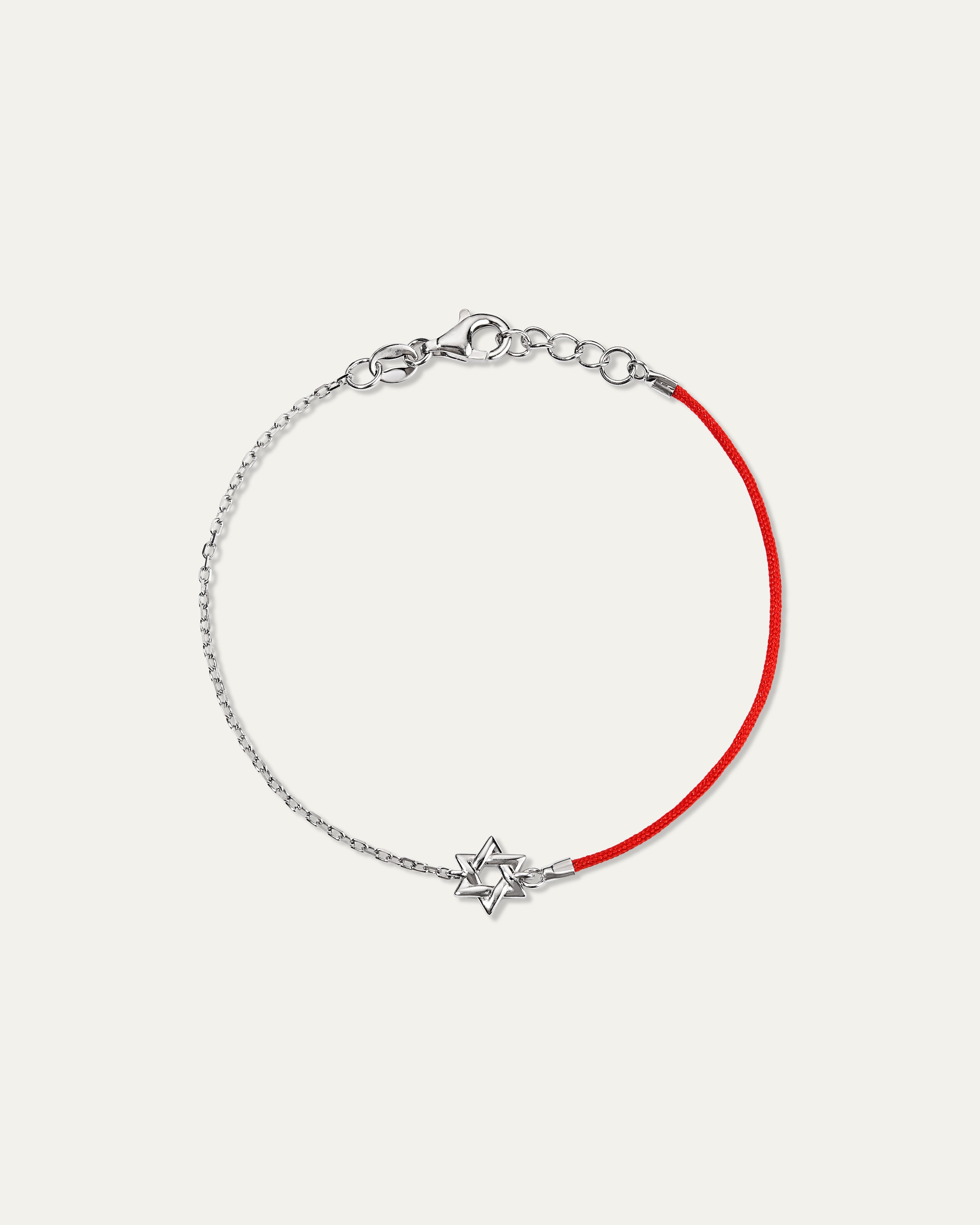 Star of David Cord Bracelet