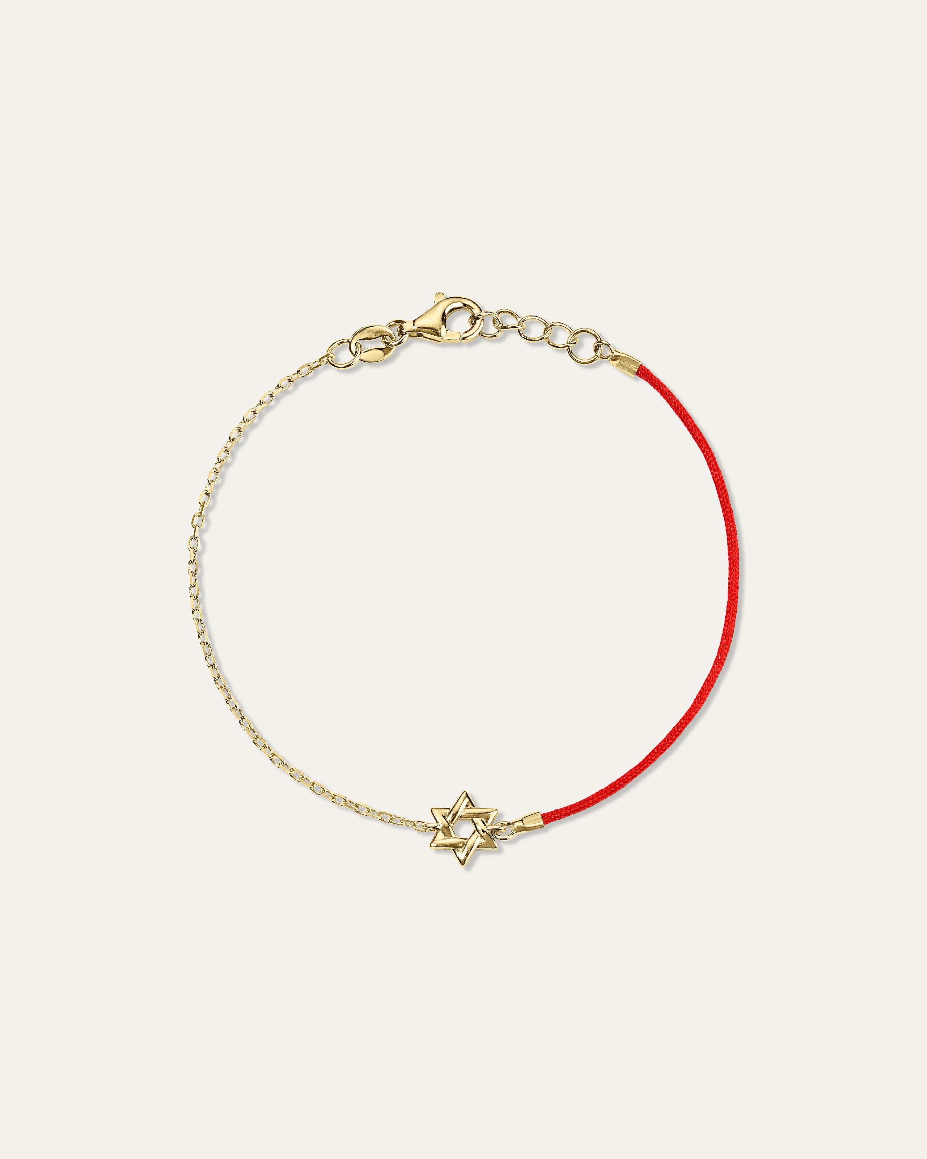 The Star of David Cord Bracelet