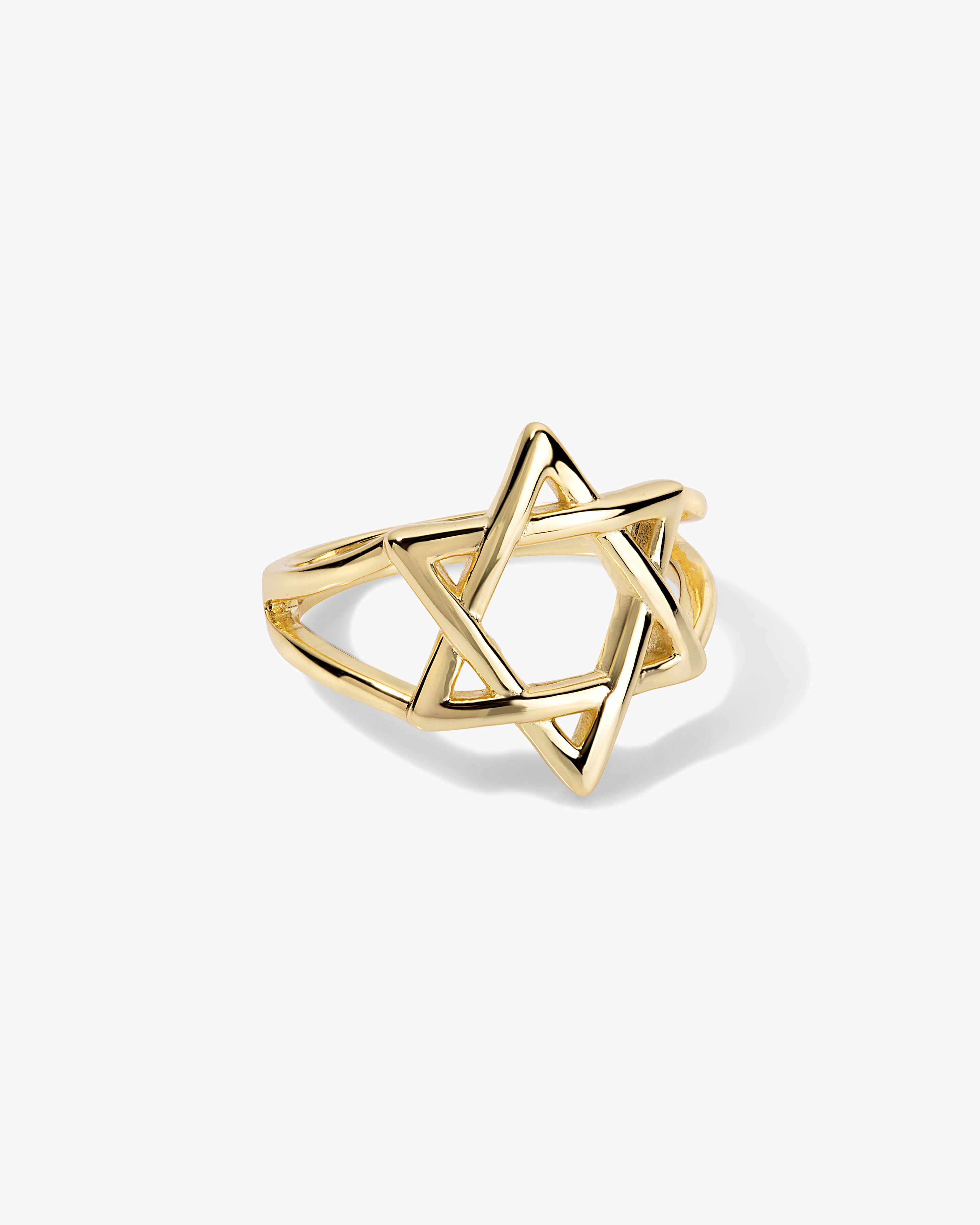 Star of David Gold Dome Ring