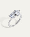 The Toi et Moi Heart Ring