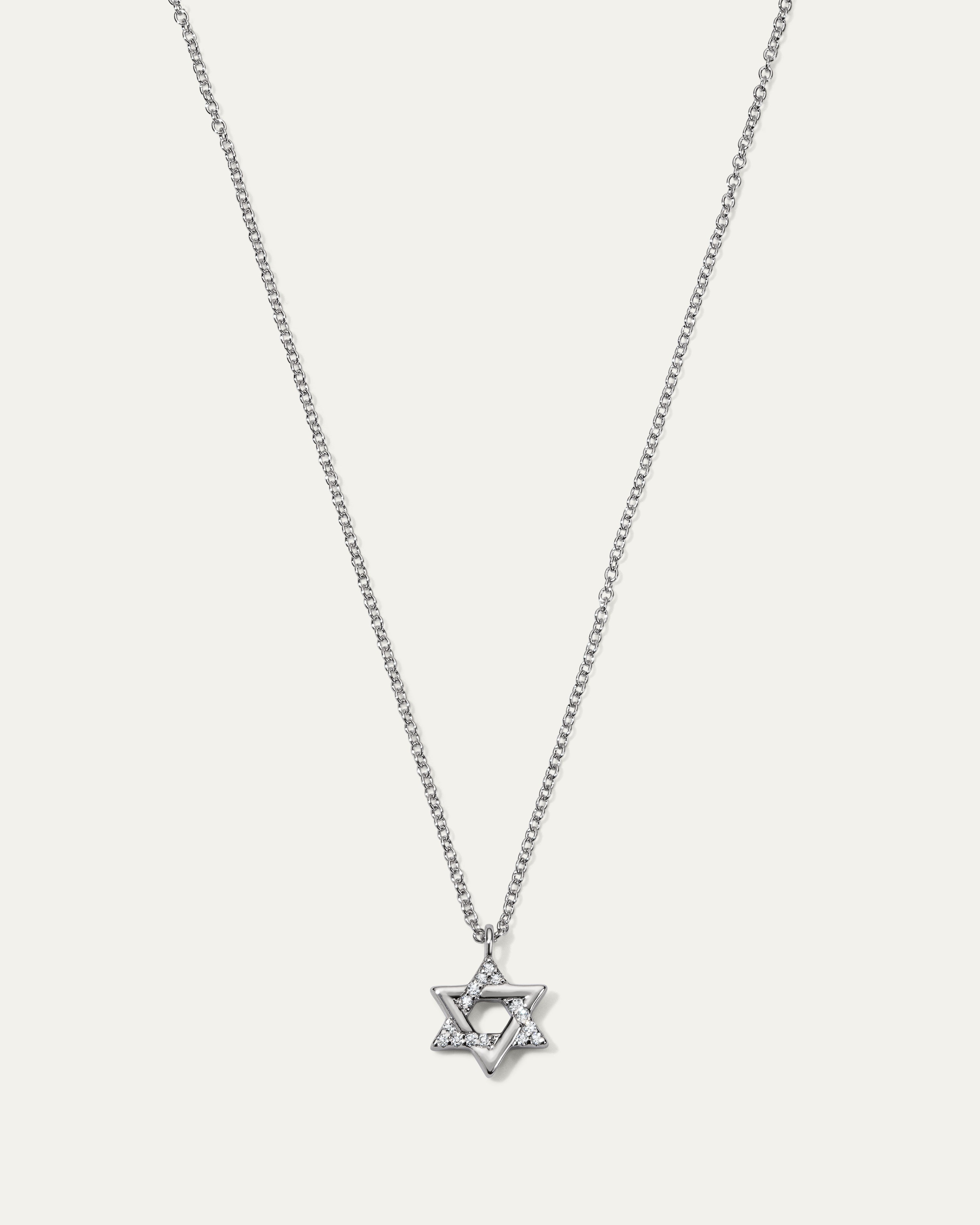 Reversible Star of David Necklace