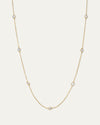 The Everyday Diamond Bezel Station Necklace