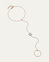 The Star of David Diamond Hand Chain